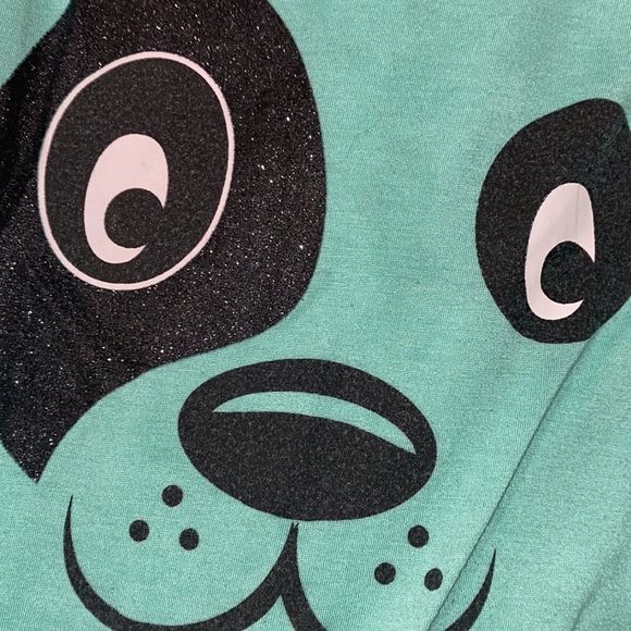 •DELIA*S GIRLS• puppy face and hood blouse tank top in size Small(7-8) - Picture 2 of 6